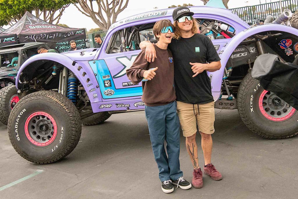 Blake Wilkey and Fan with TT Bug