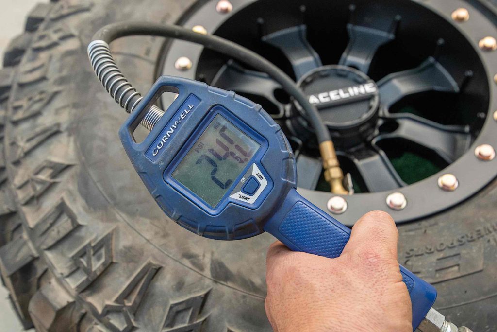 beadlock air pressure air pressure gauge with beadlock
