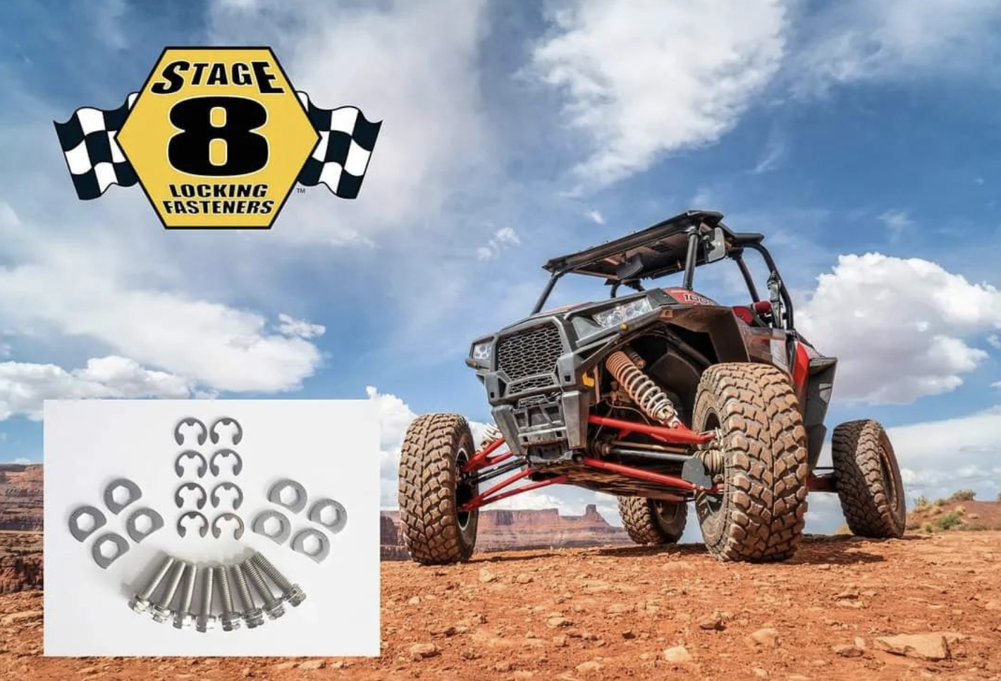 Stage 8 Releases Locking Header Bolt Kits For UTVs Stage 8 Releases Locking Header Bolt Kits For UTVs