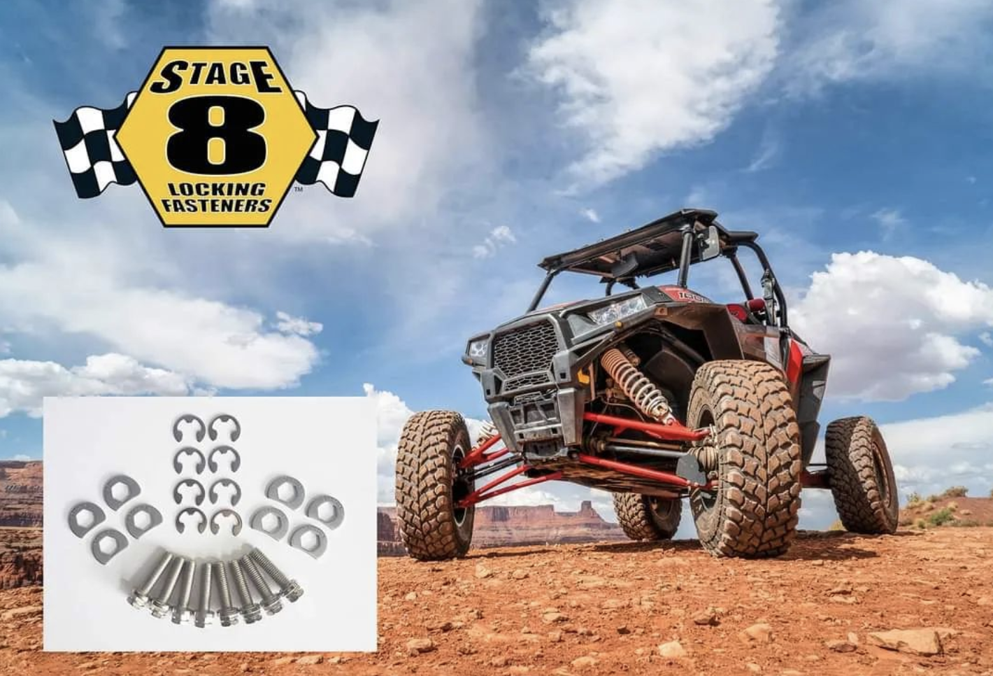 Stage 8 Releases Locking Header Bolt Kits For UTVs