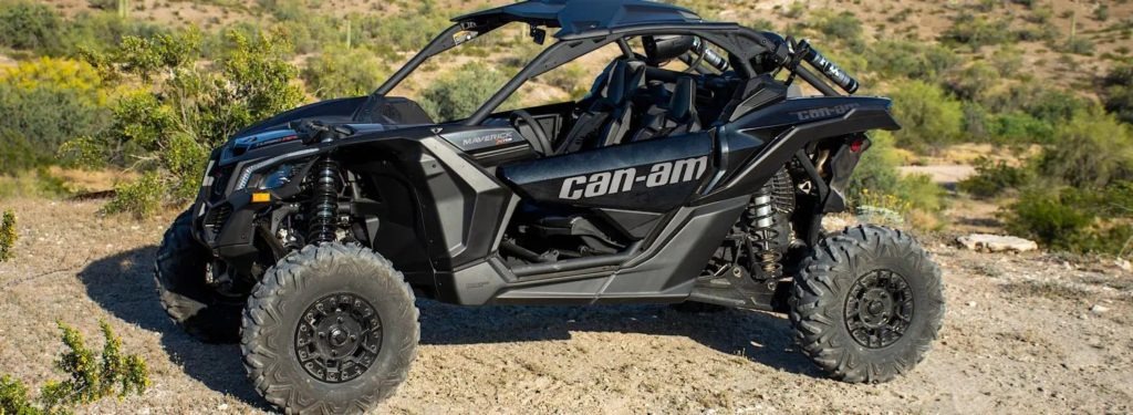2020 Can-Am Maverick X3 RS Turbo RR in the desert.