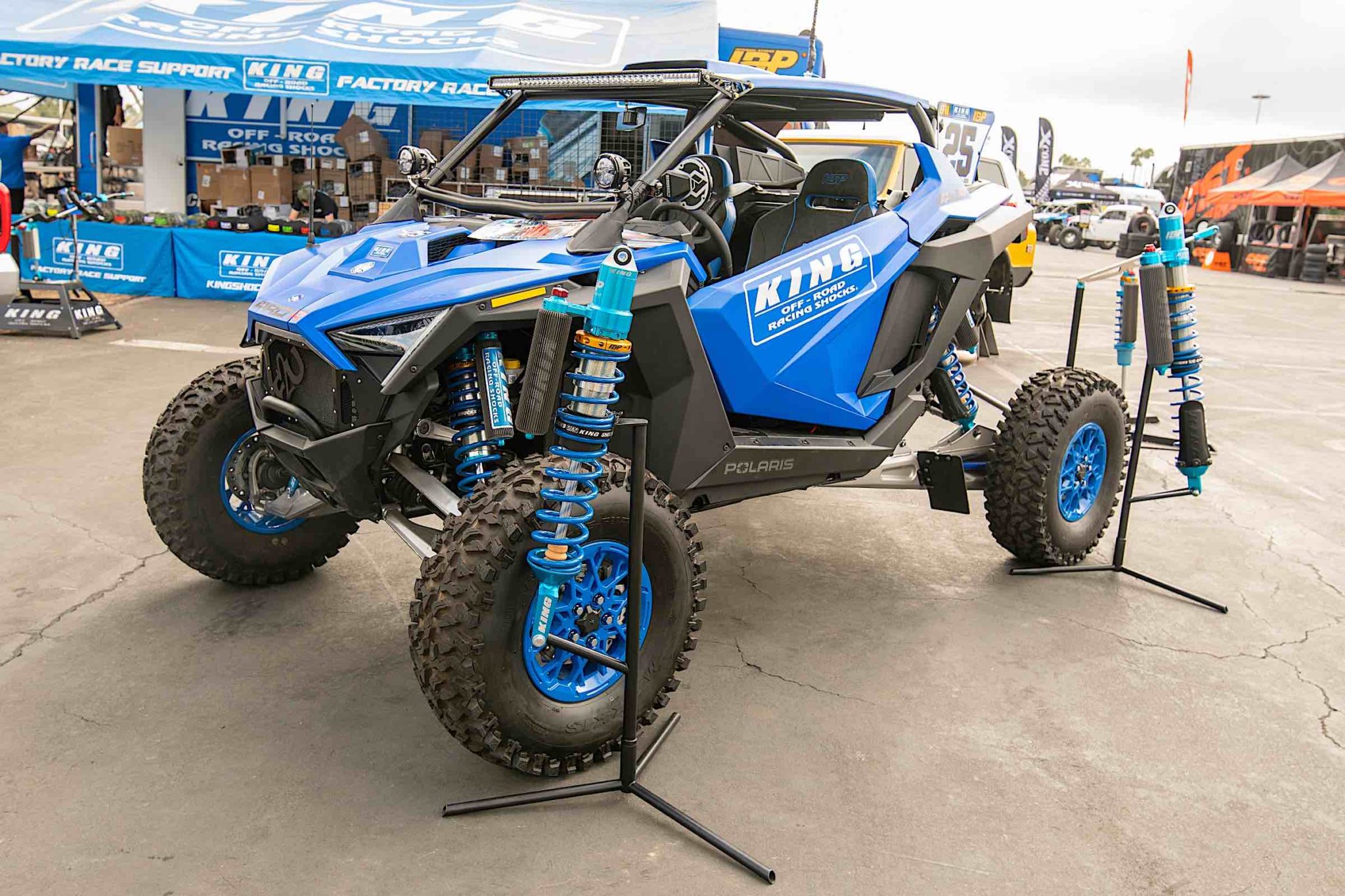 King Shocks Showcases Upgrade For RZR Pro R Sand Sports Super Show