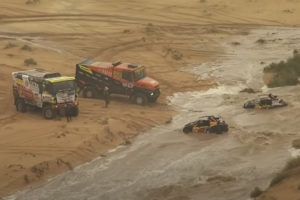 Bad Weather Creates Chaos During Dakar Rally