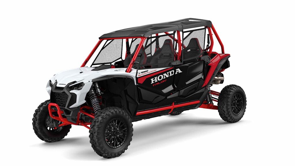 23HondaTalon1000R-4FOXLiveValve_PearlRedLF34