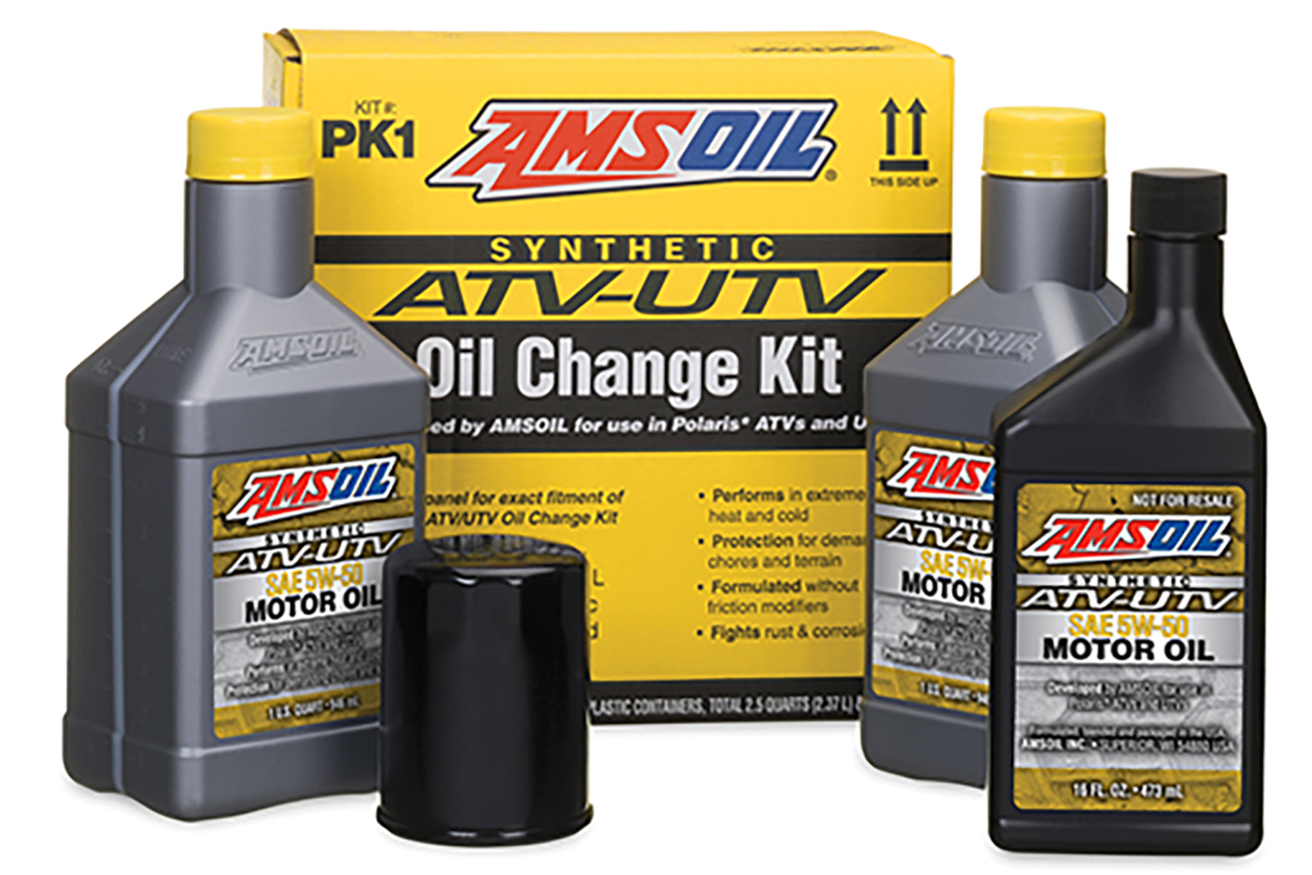 AMSOIL Introduces New ATV/UTV Oil Change Kits Sand Sports Super Show